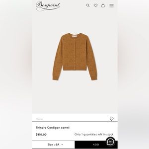 Bonpoint Thindra Cárdigan - White Size 10 girls - spring season